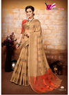 CHICKOO COLOUR EXCLUSIVE WEDDING FUNCTION WERA DESIGNER SILK SAREE 1902-C
